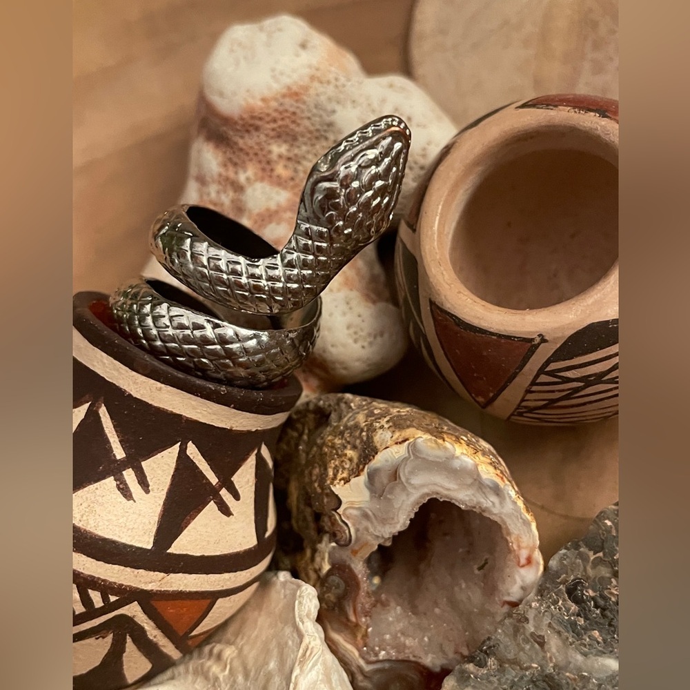 Silver Snake Ring - image 2